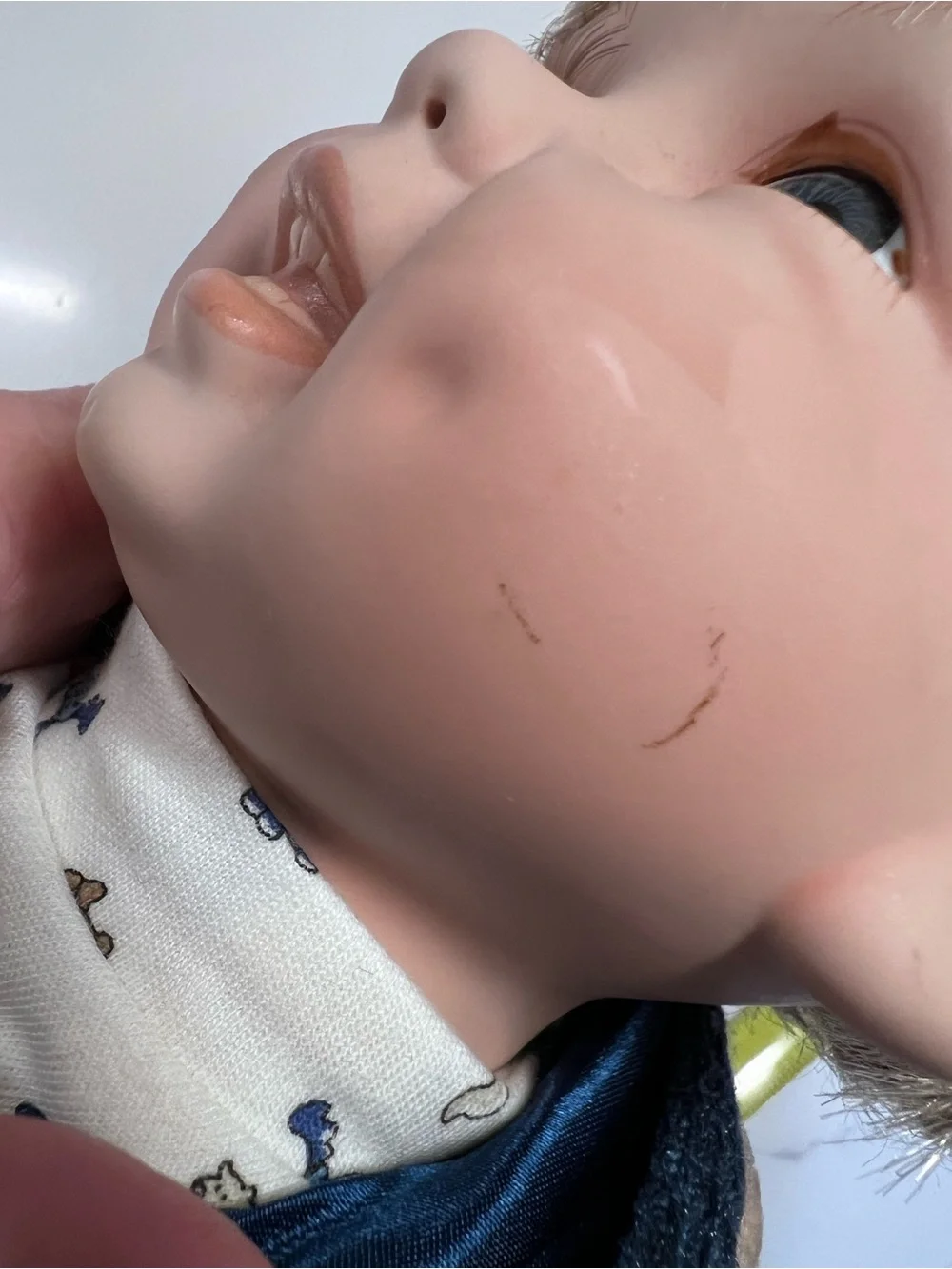 Artist Realistic Boy Doll Toddler 20 Inch Porcelain Head Hand Feet & Soft Body